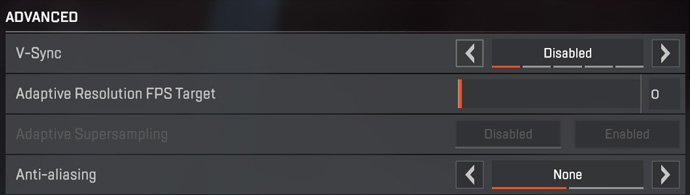 apex legends v-sync