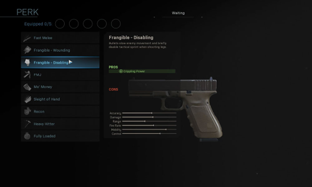 Frangible Disabling cod