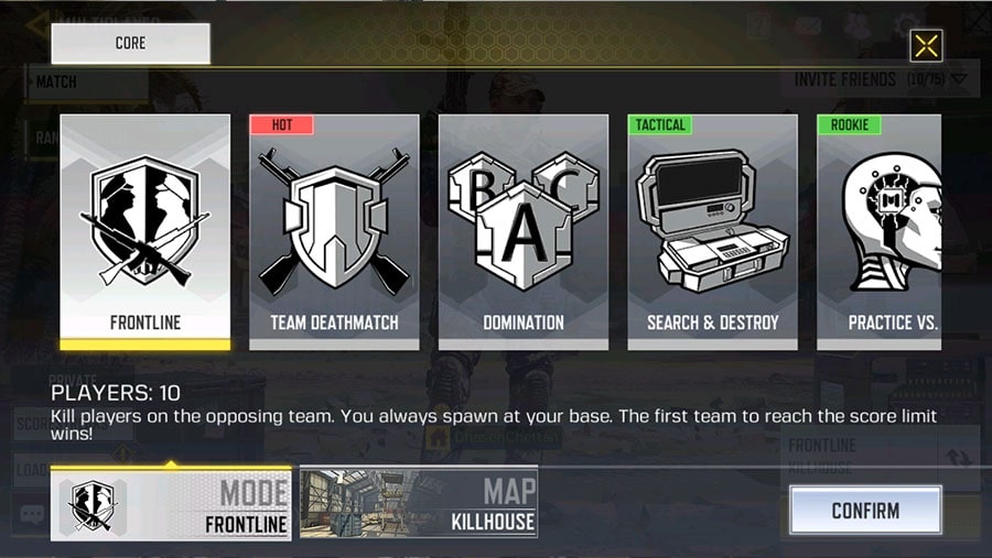 frontline cod mobile