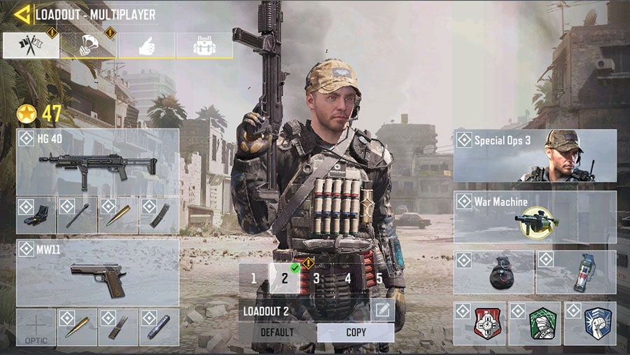 Loadouts & Scorestreaks Call of Duty Mobile