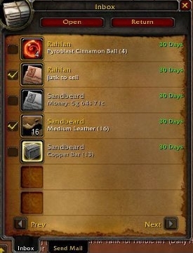 mail addon wow classic