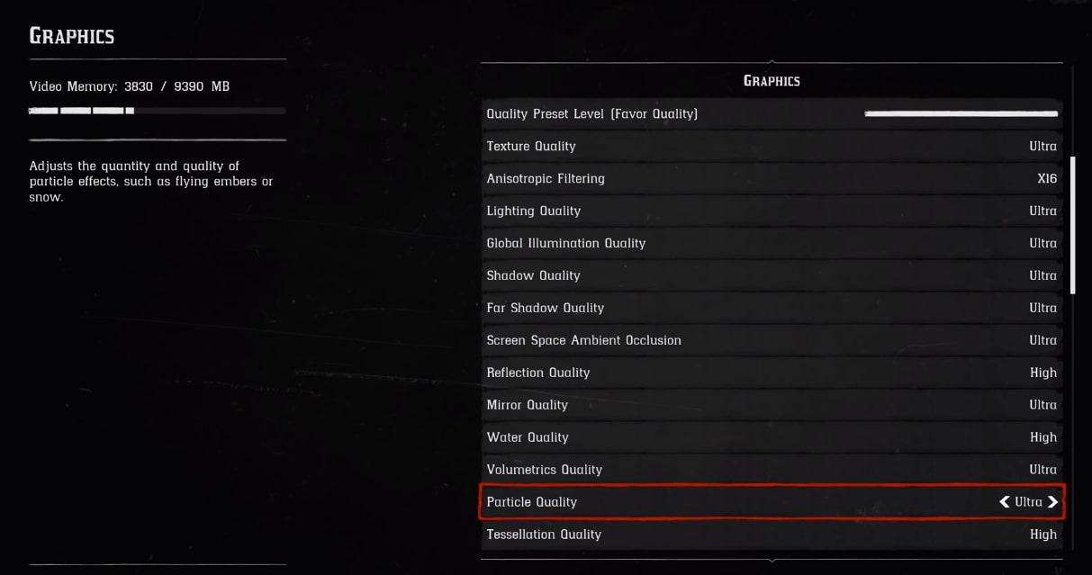 Red Dead Redemption Particle Quality