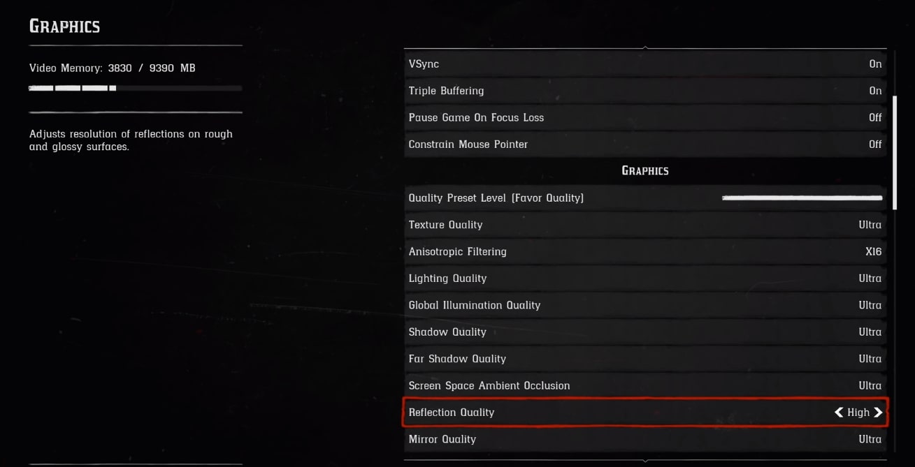 Red Dead Redemption Reflection Quality